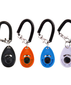 Dog Clicker Training Tool with Wrist Strap