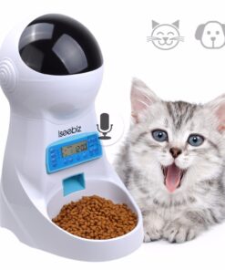 LCD Screen Automatic Pet Feeder with Voice Record
