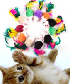 Funny Mini Mouse Toys Set for Cats