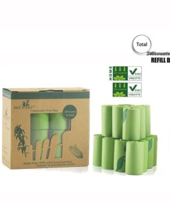 Eco-Friendly Green Dog Poop Bags